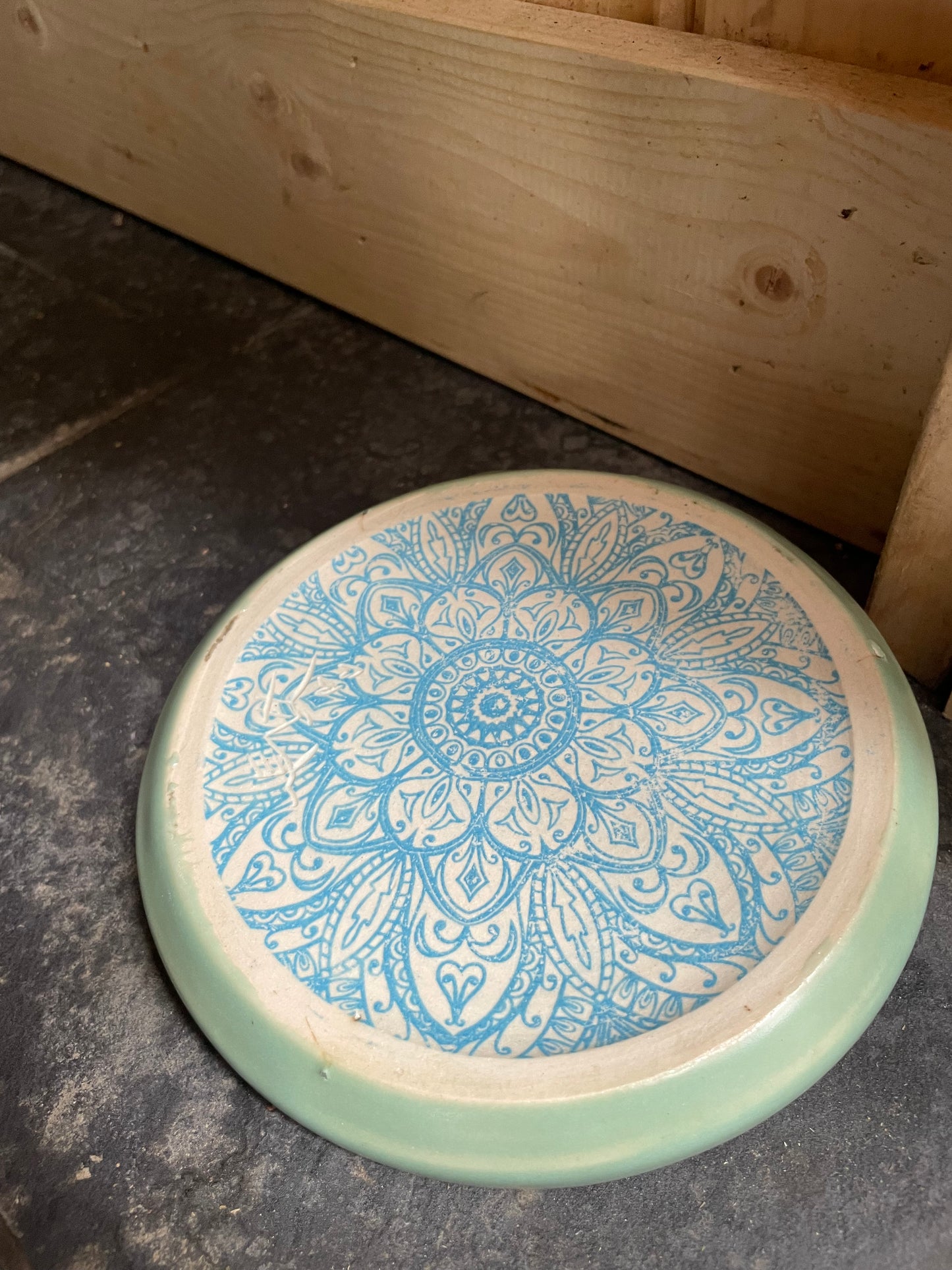 Indian Paintbrush Small Plate 5.25” diameter