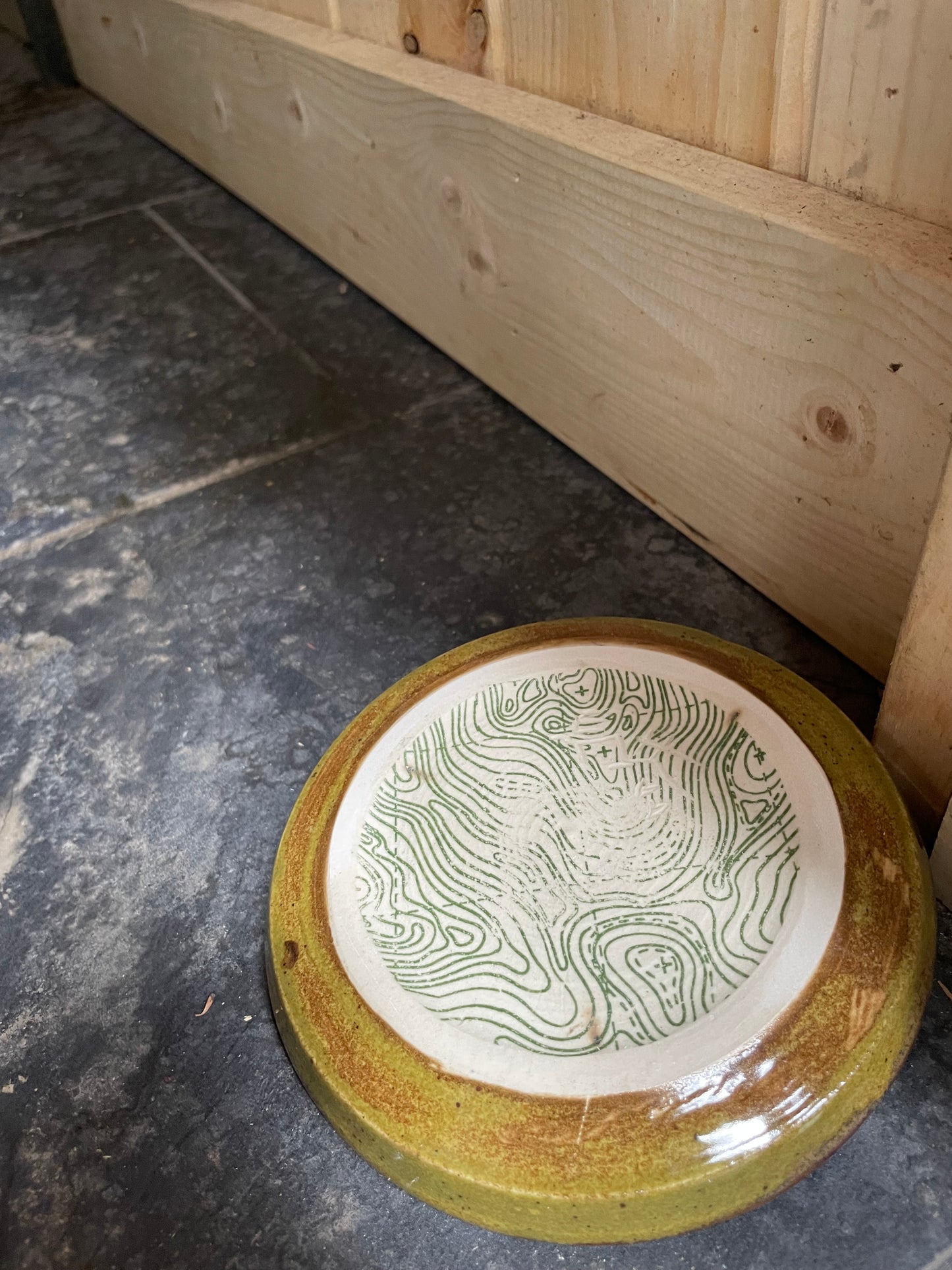 Sunrise plate 4.75 diameter