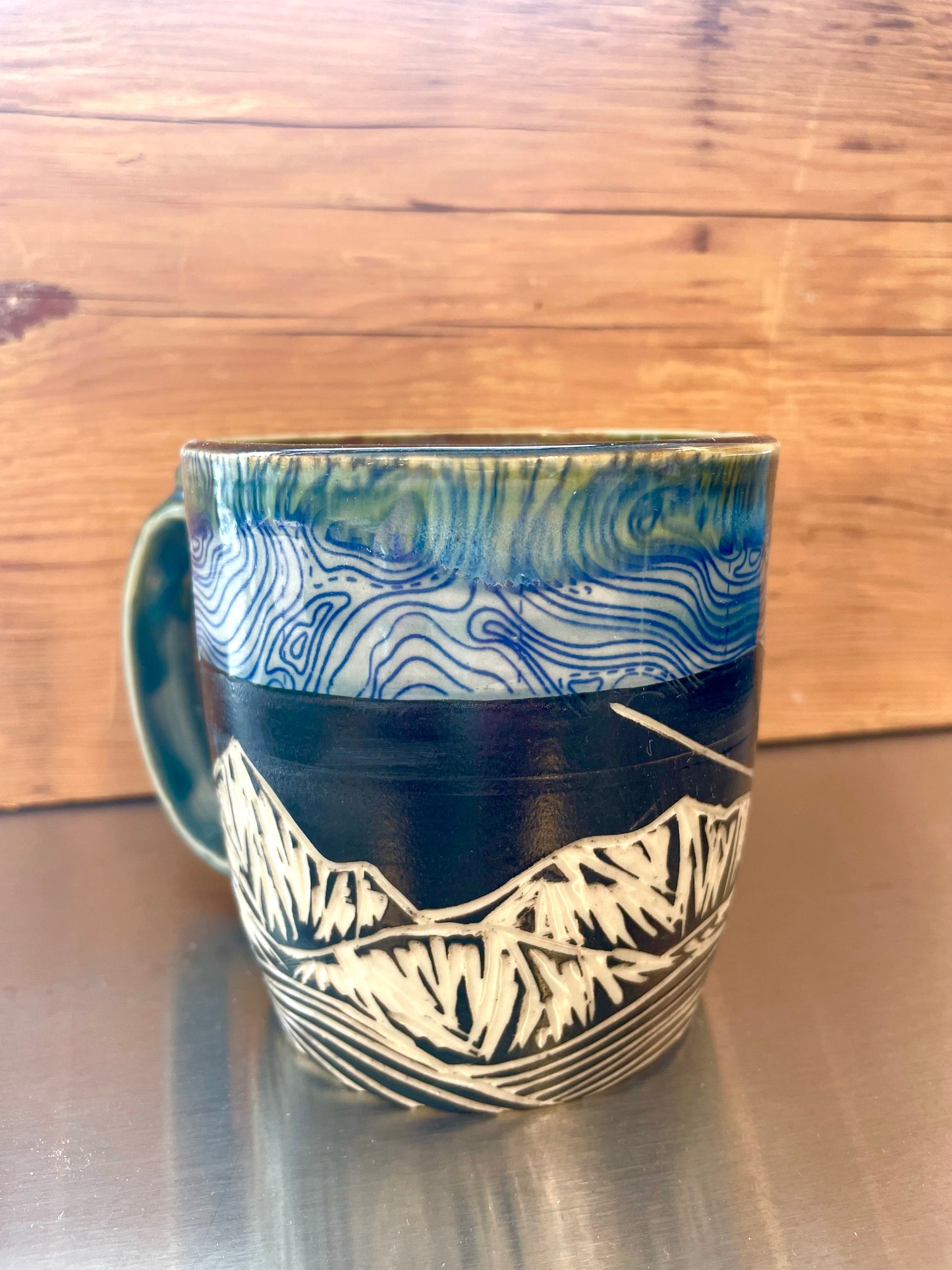 Topo River Mug 15oz