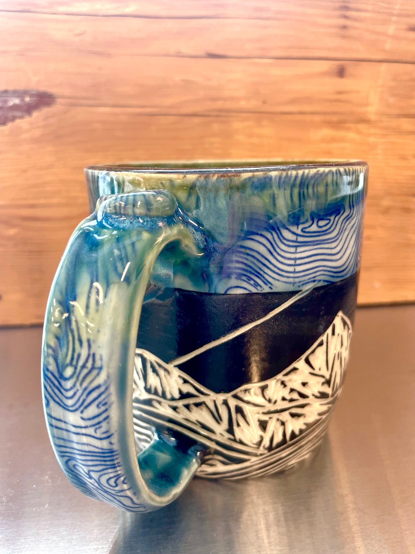 Topo River Mug 15oz