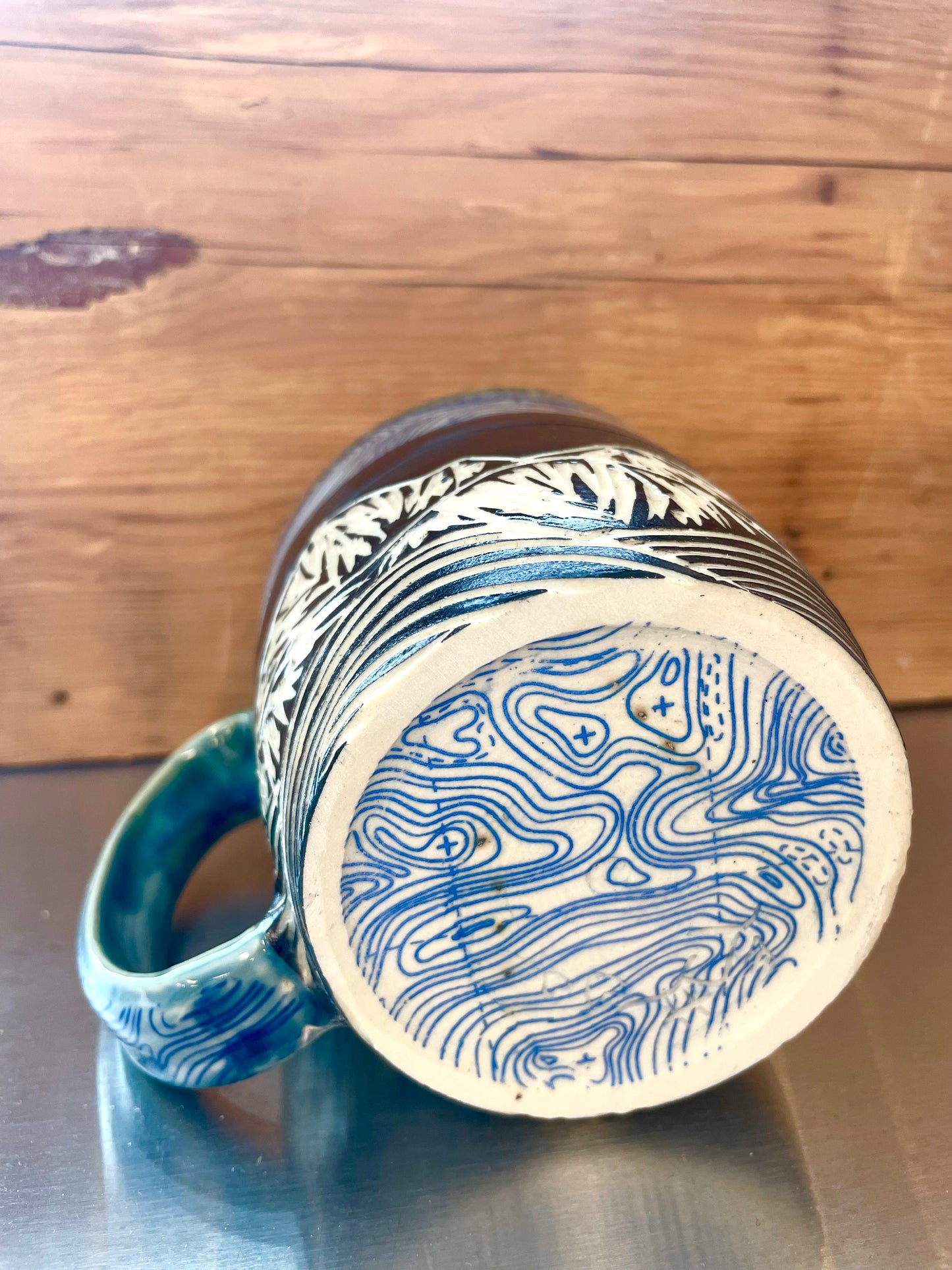 Topo River Mug 15oz