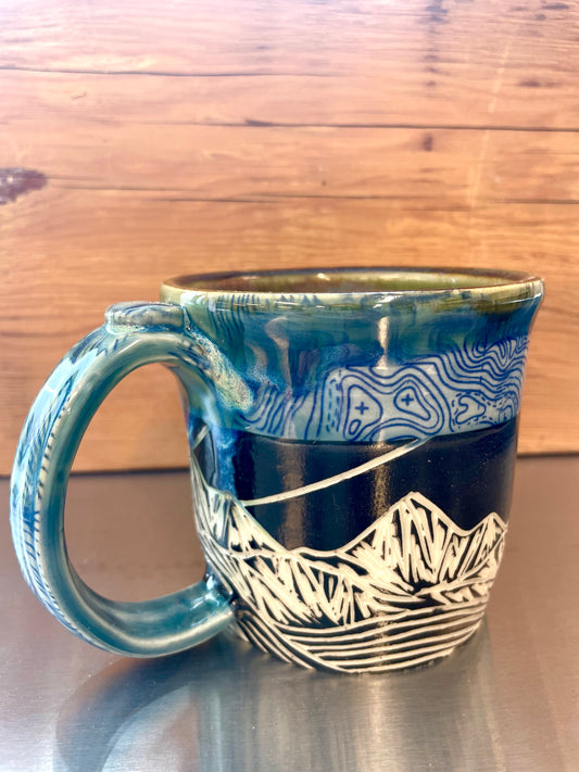 Topo River Mug 17oz