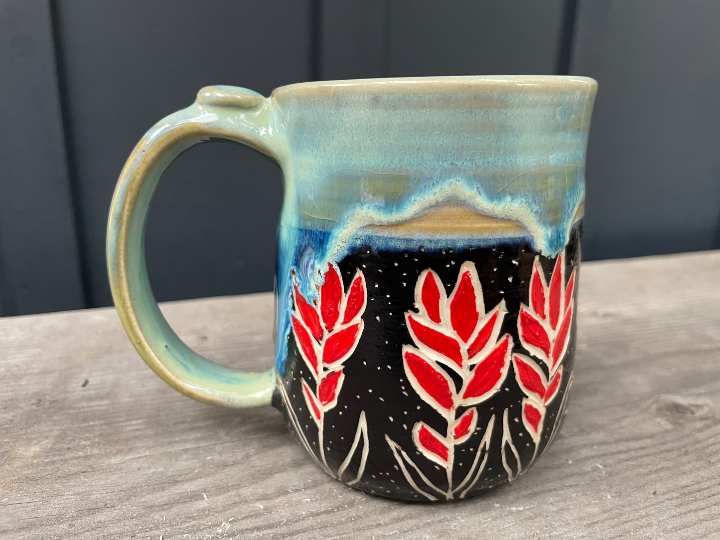 Indian Paintbrush Mug #5 14oz