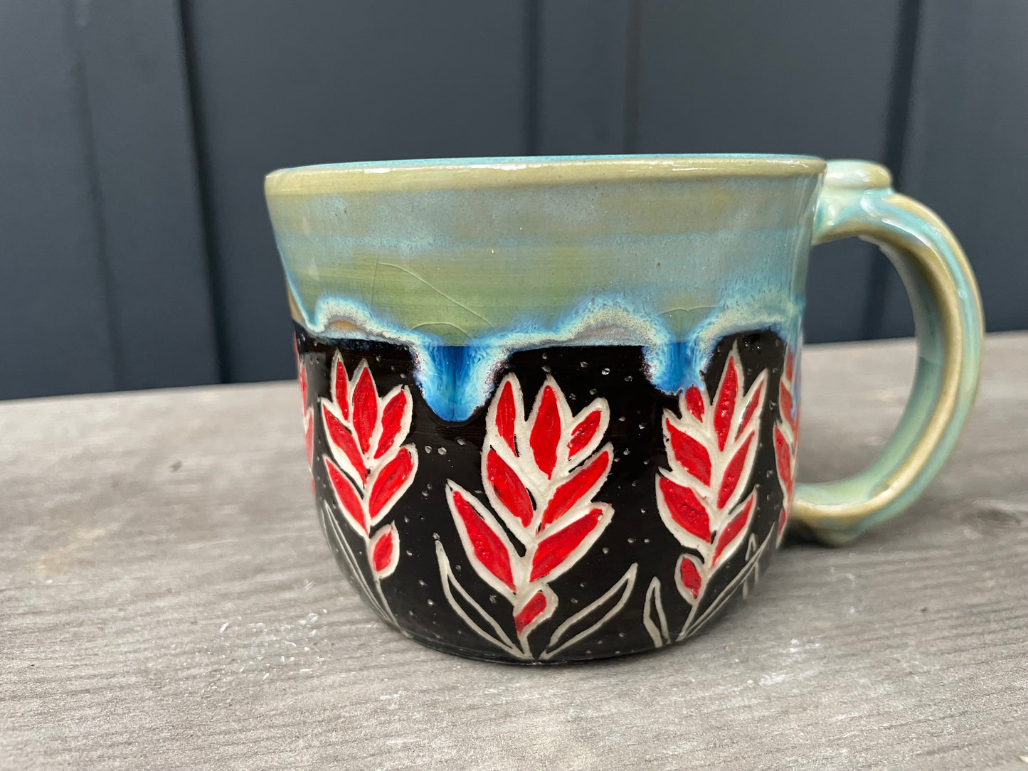 Indian Paintbrush Mug #1 12oz