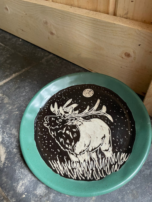 Elk Small Plate 5.5” diameter