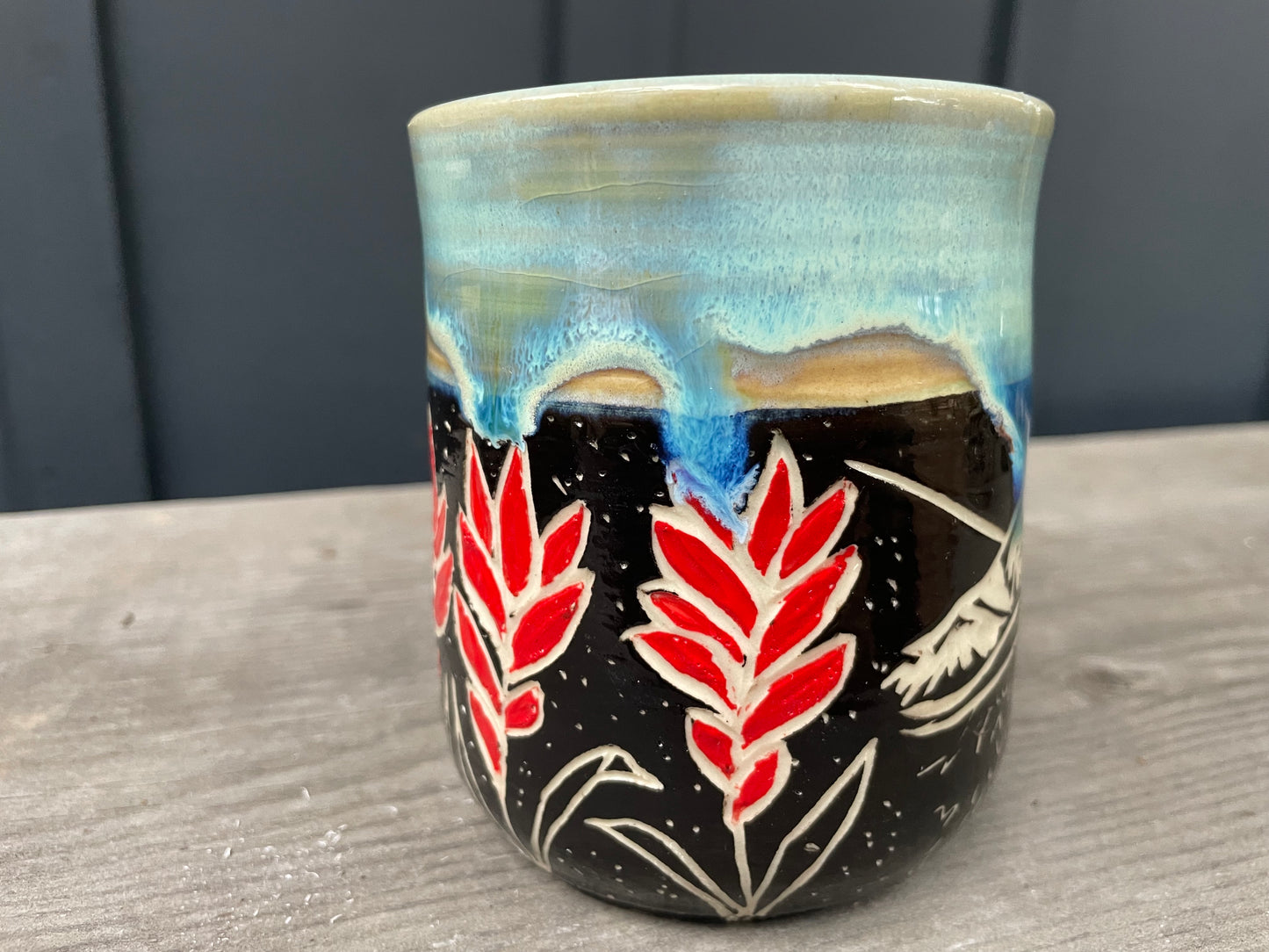Indian Paintbrush Mug #5 14oz