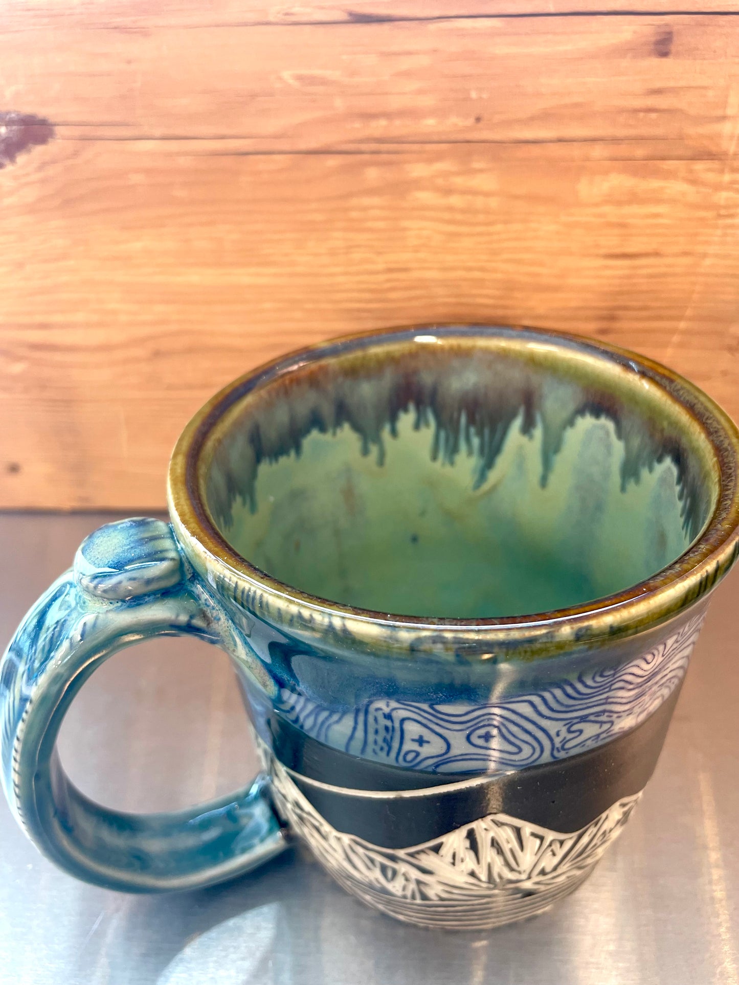 Topo River Mug 17oz