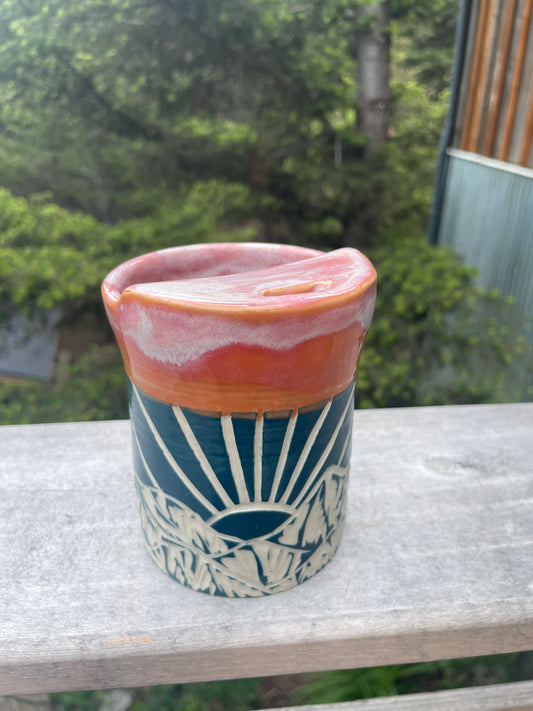 Summer Vibes Travel Mug #1 12.5 oz
