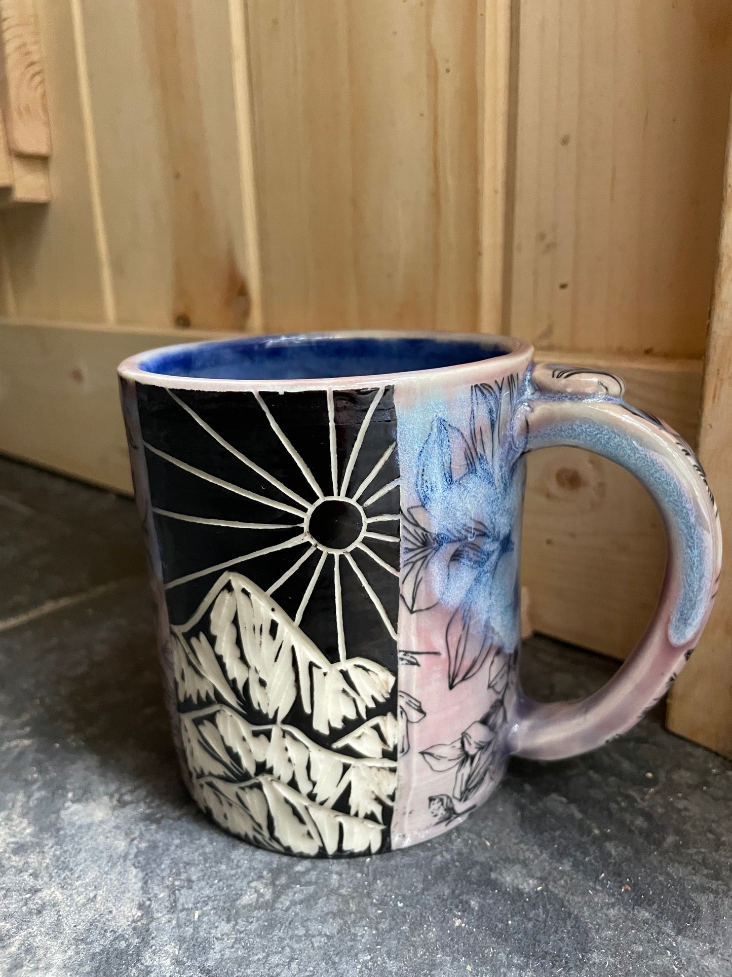 Mountain Magnolia Mug 14oz