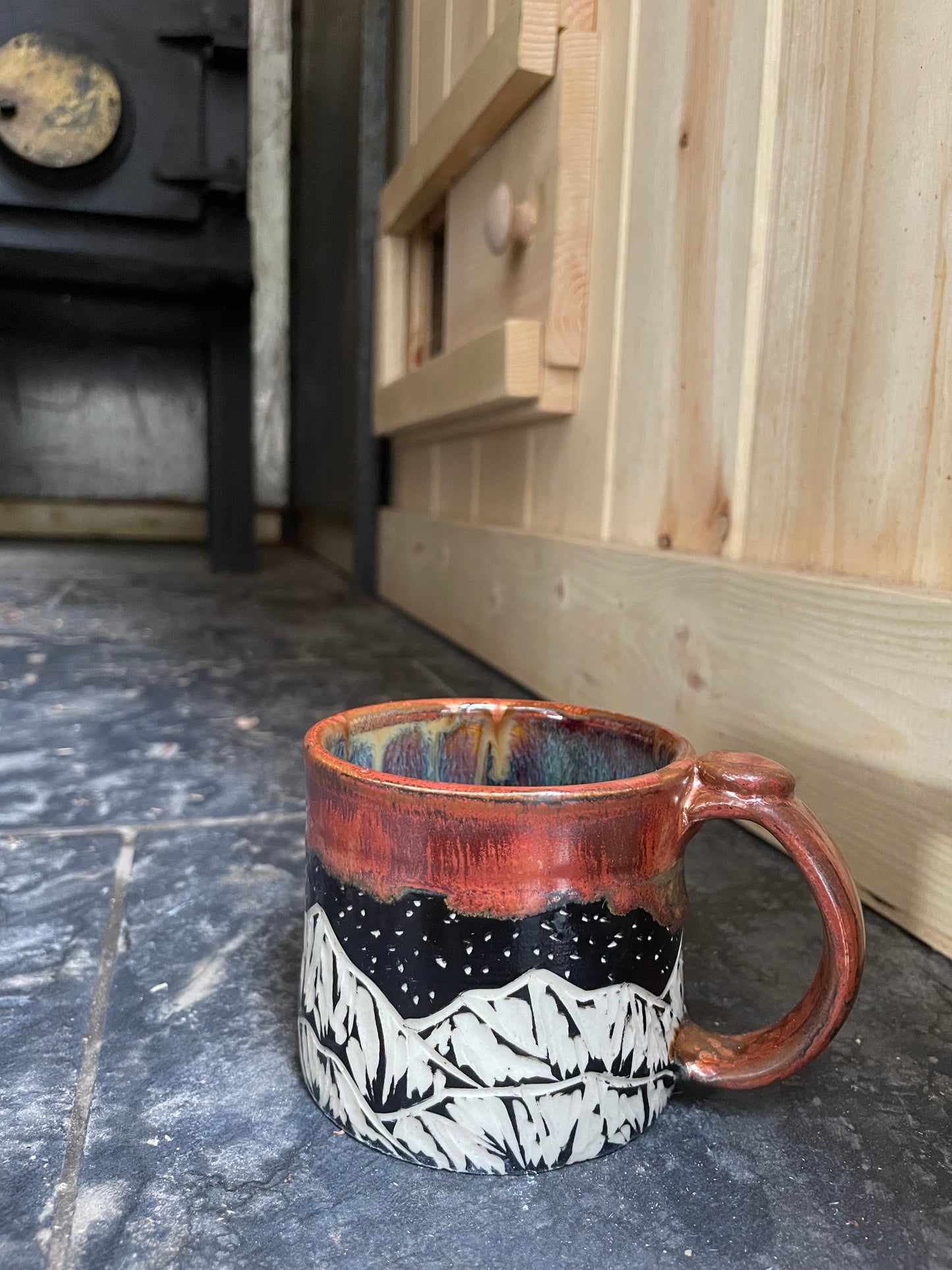 Copper Nights Mug #8 6.5oz