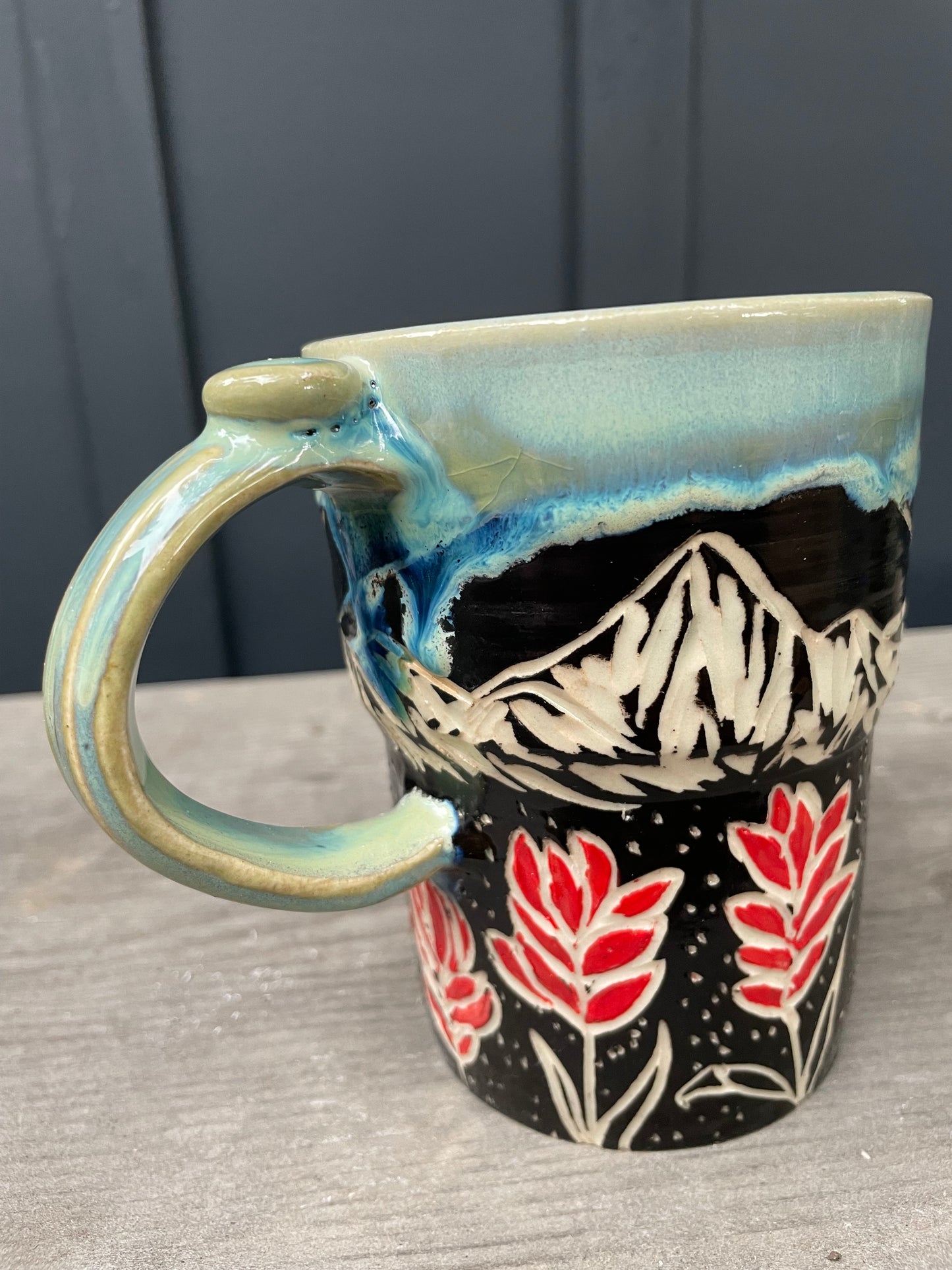 Indian Paintbrush Mug #3 15.5oz