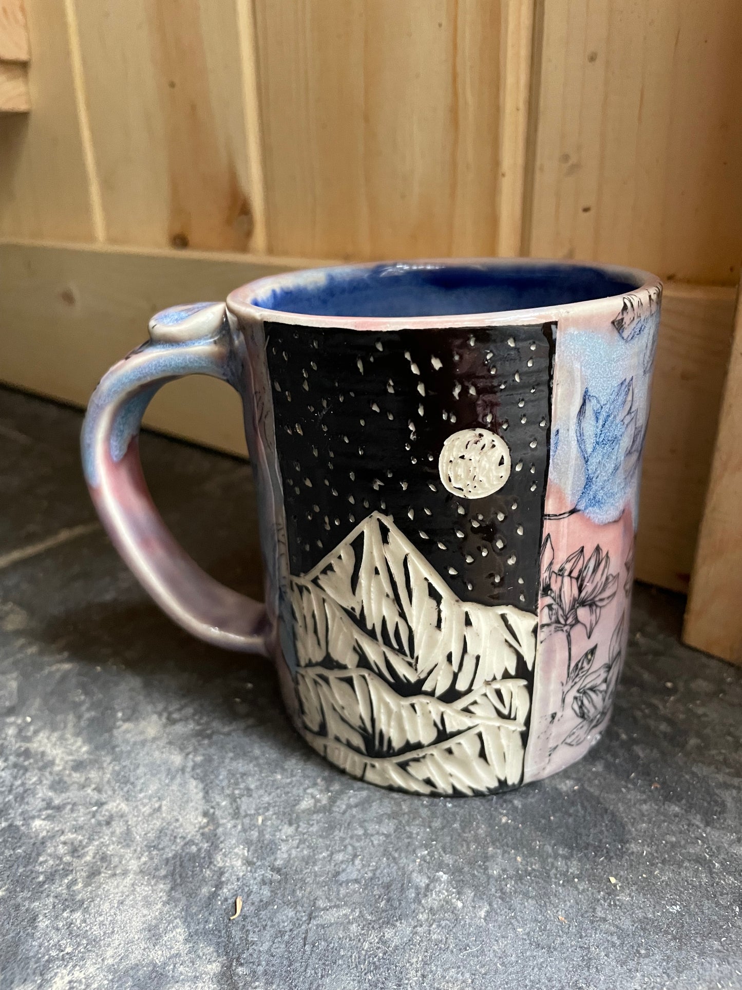 Mountain Magnolia Mug 14oz