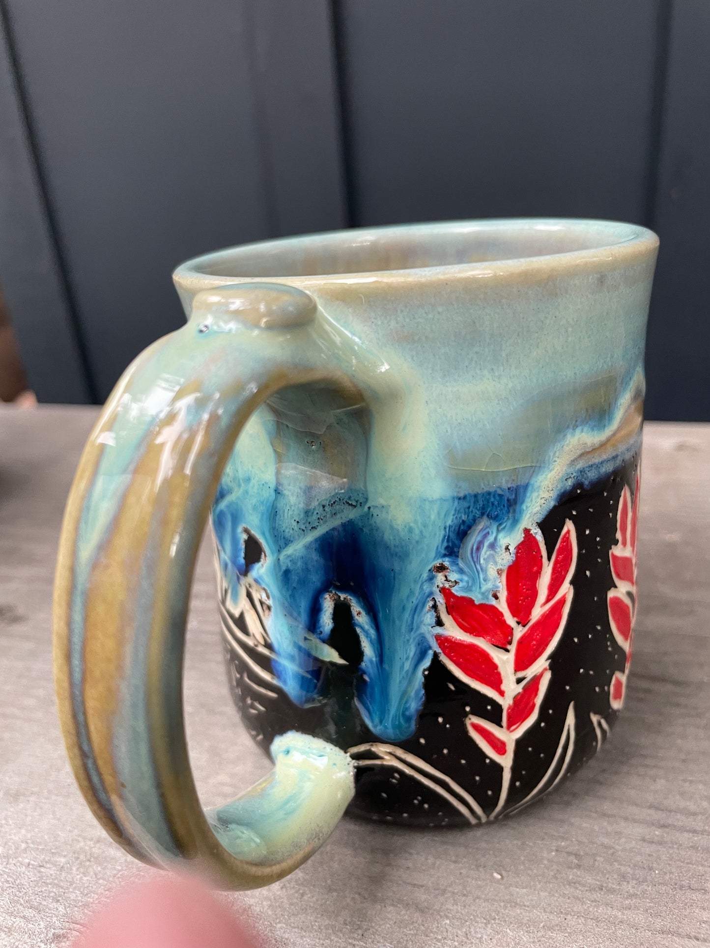 Indian Paintbrush Mug #5 14oz