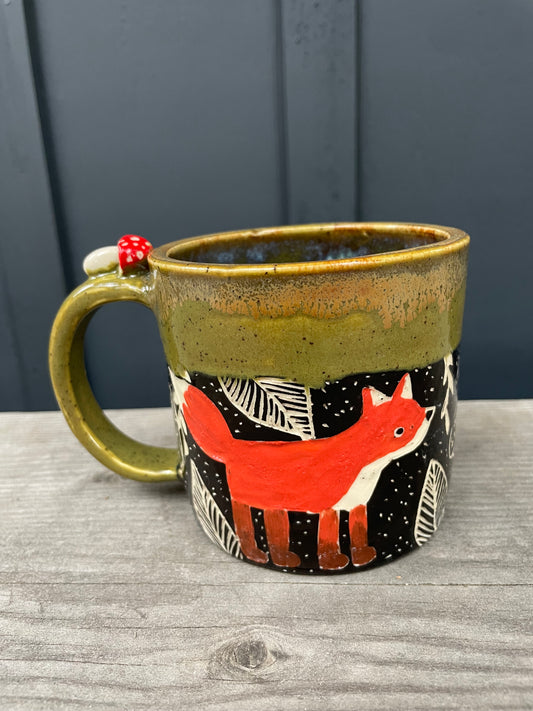Mushroom Foxy Mug 16oz