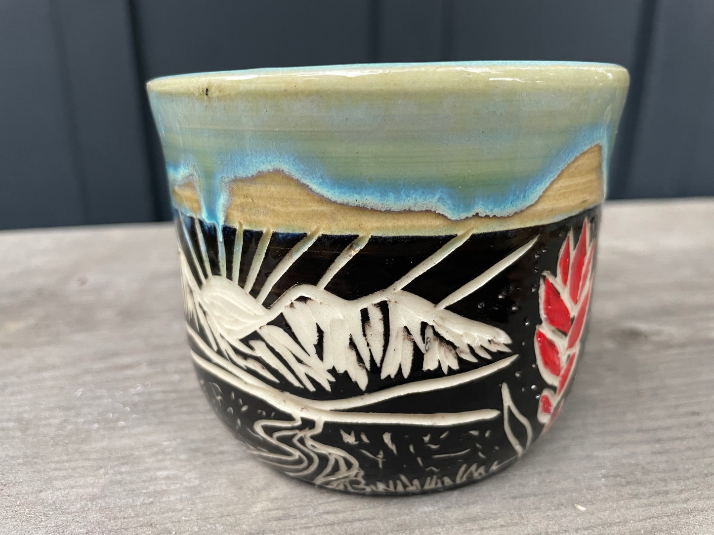 Indian Paintbrush Mug #1 12oz