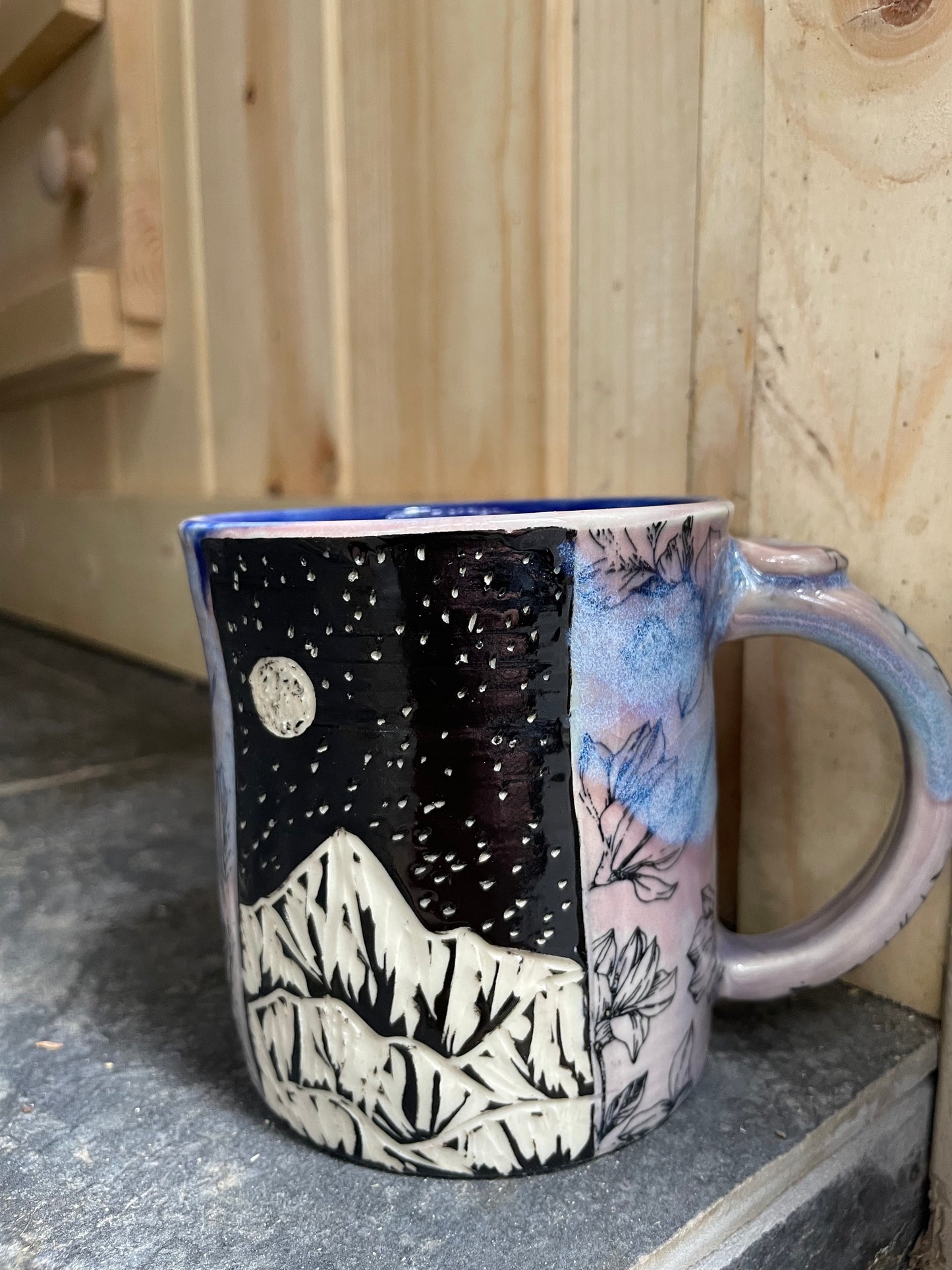 Mountain Magnolia Mug 13oz