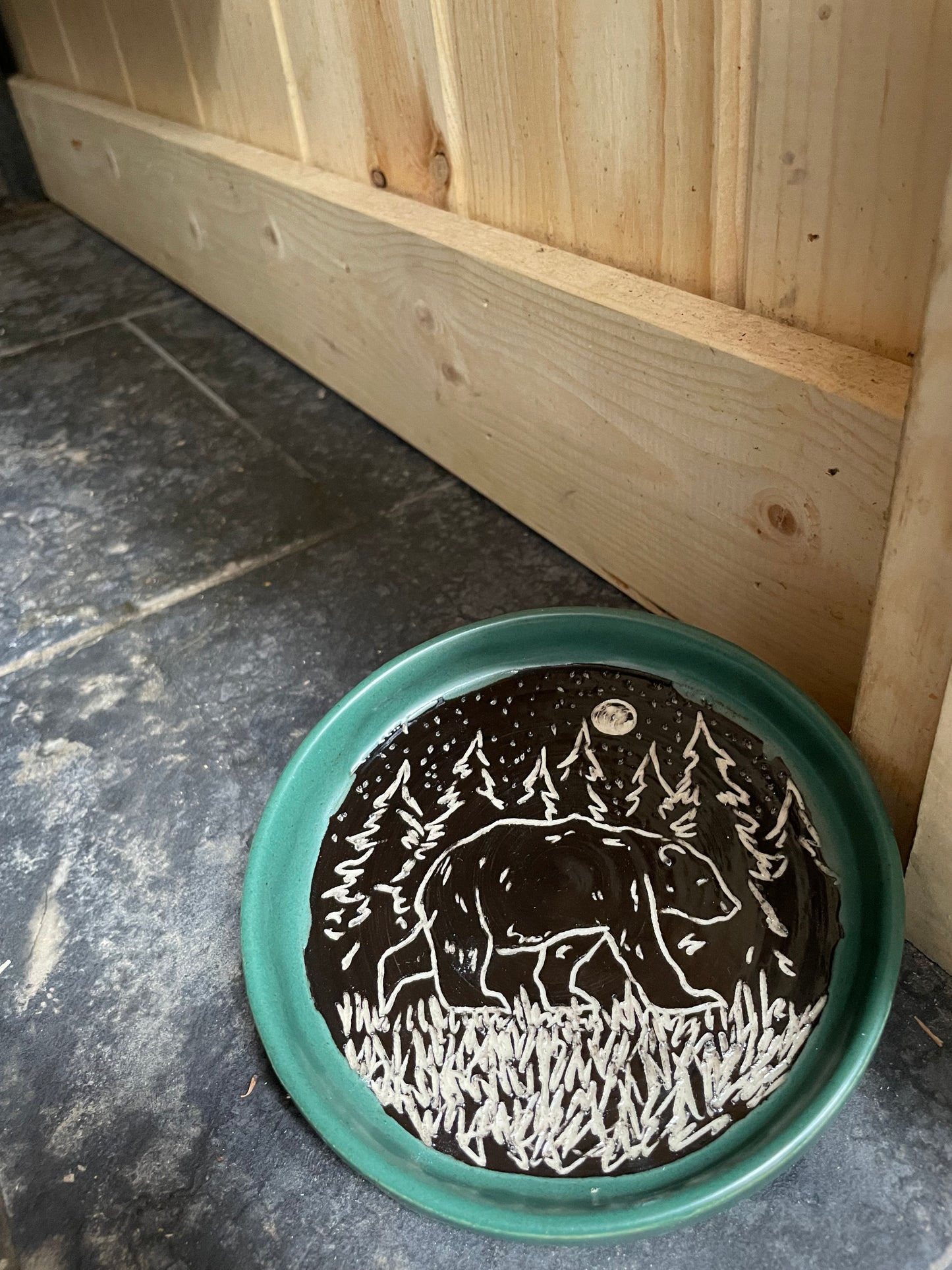 Bear Small Plate 4.75 diameter