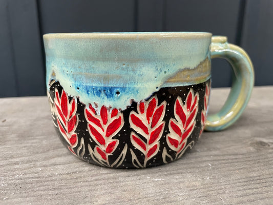 DISCOUNTED Indian Paintbrush Mug #6 14oz