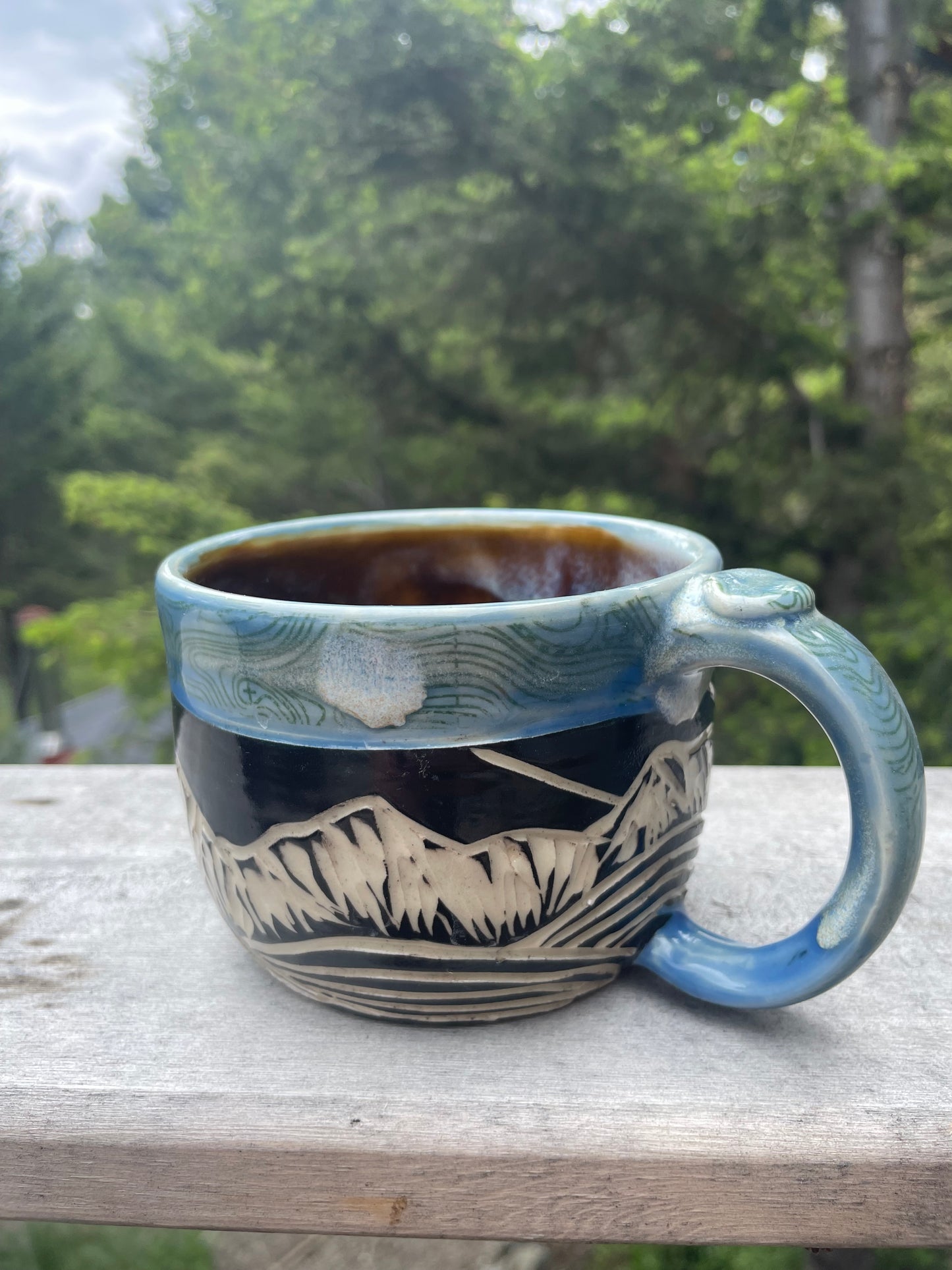 *DISCOUNTED*Topo Mug #2 14oz