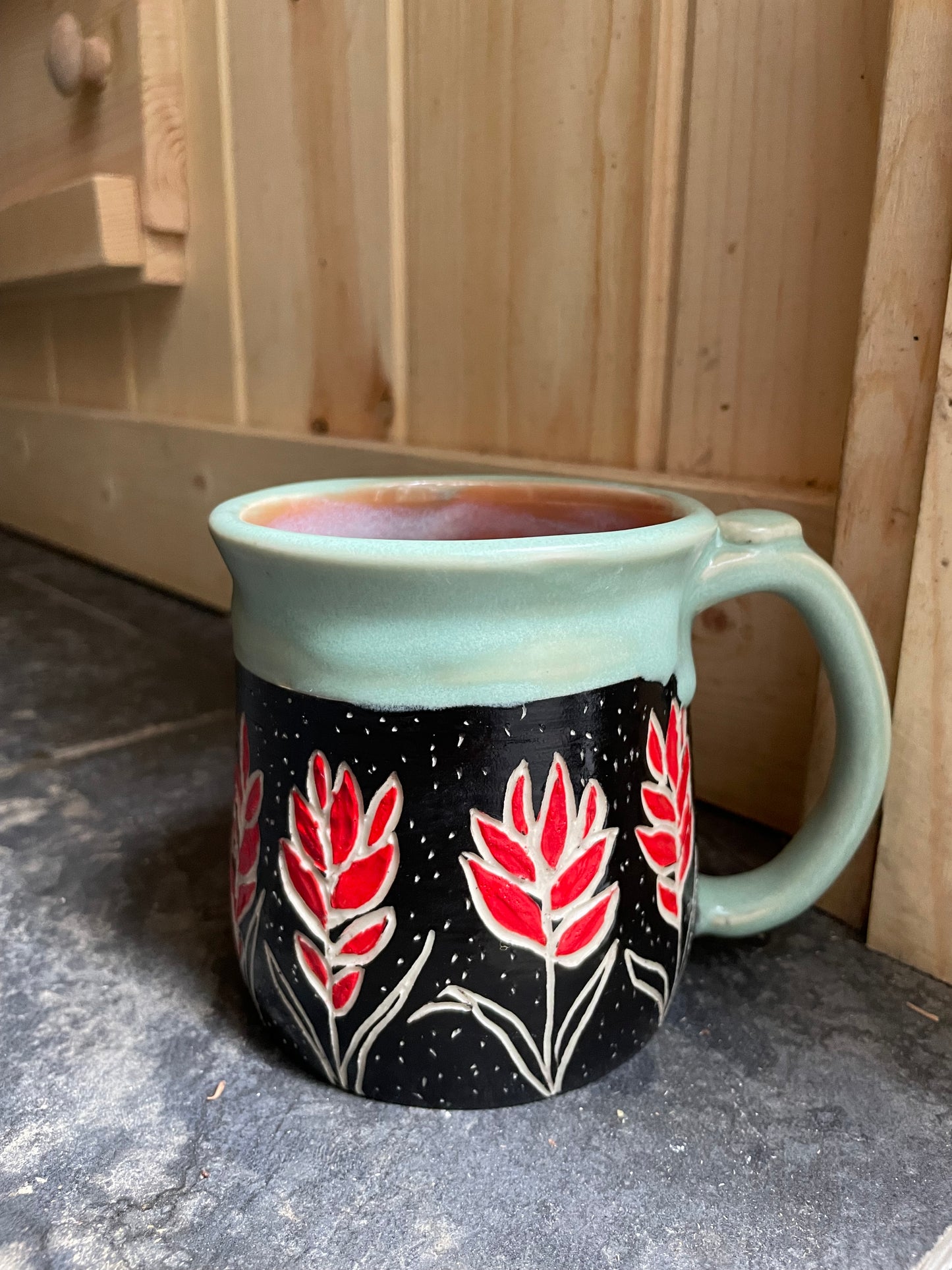 Indian Paintbrush Mug 15.5oz