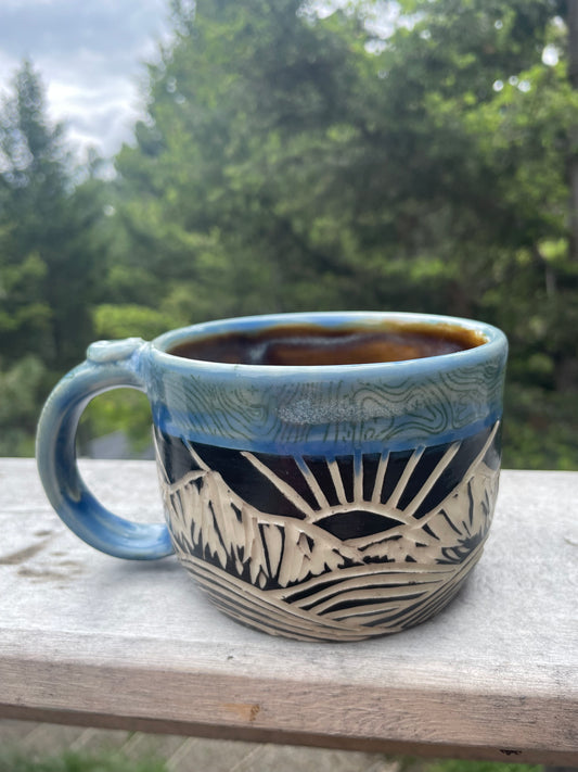 *DISCOUNTED*Topo Mug #2 14oz
