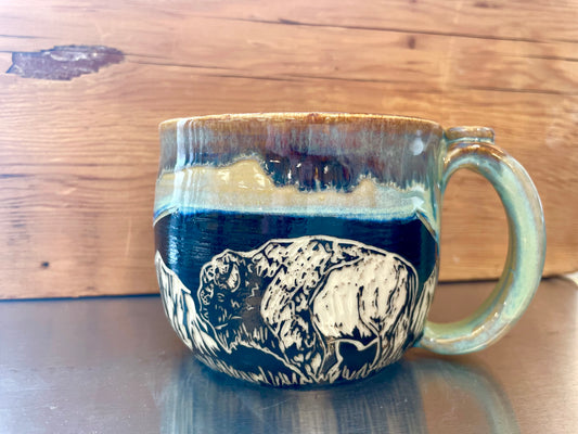 Bison Mug 20oz