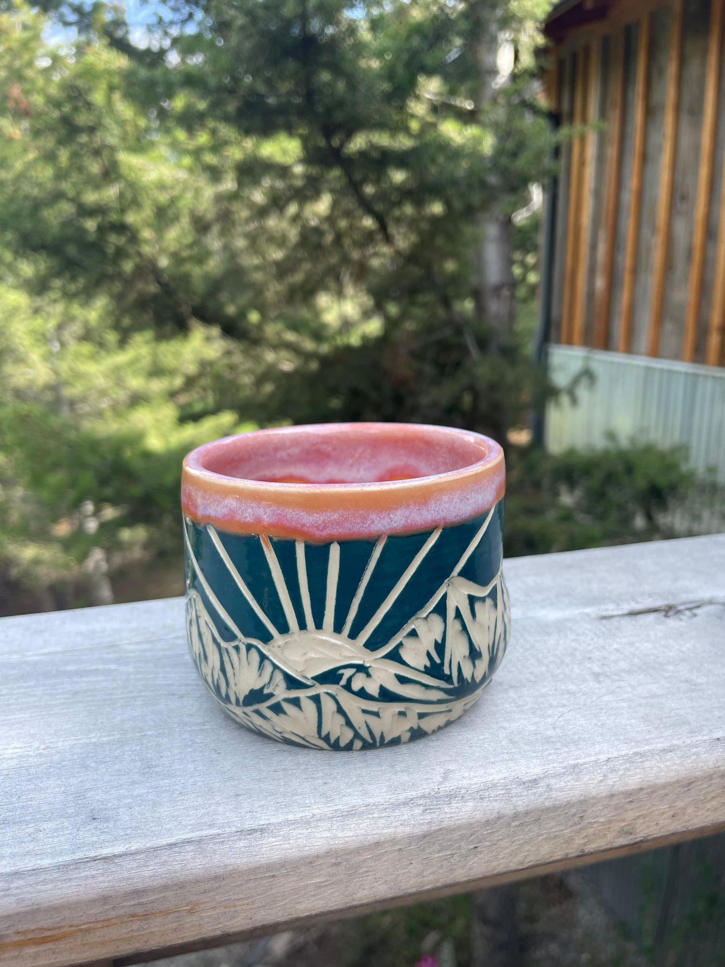 Springtime in the Mountains Shortie Tumbler 9oz