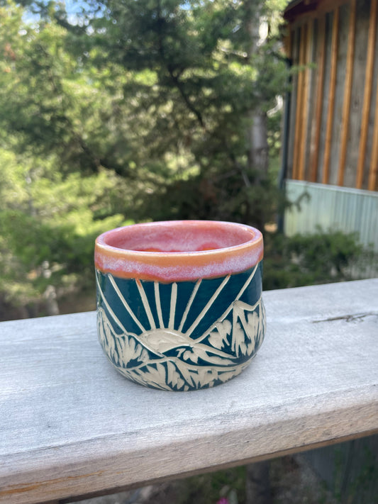 Springtime in the Mountains Shortie Tumbler 9oz