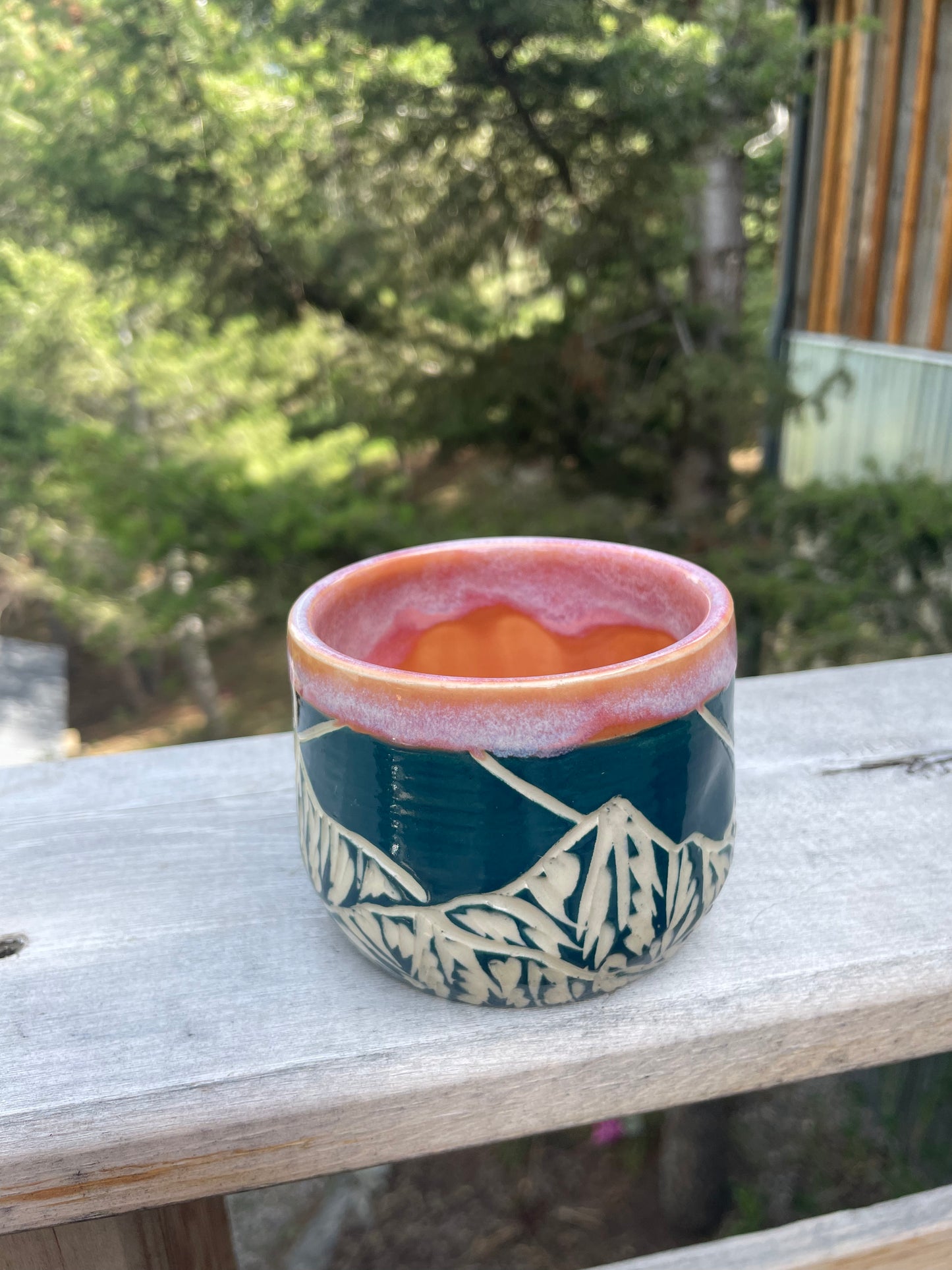 Springtime in the Mountains Shortie Tumbler 9oz